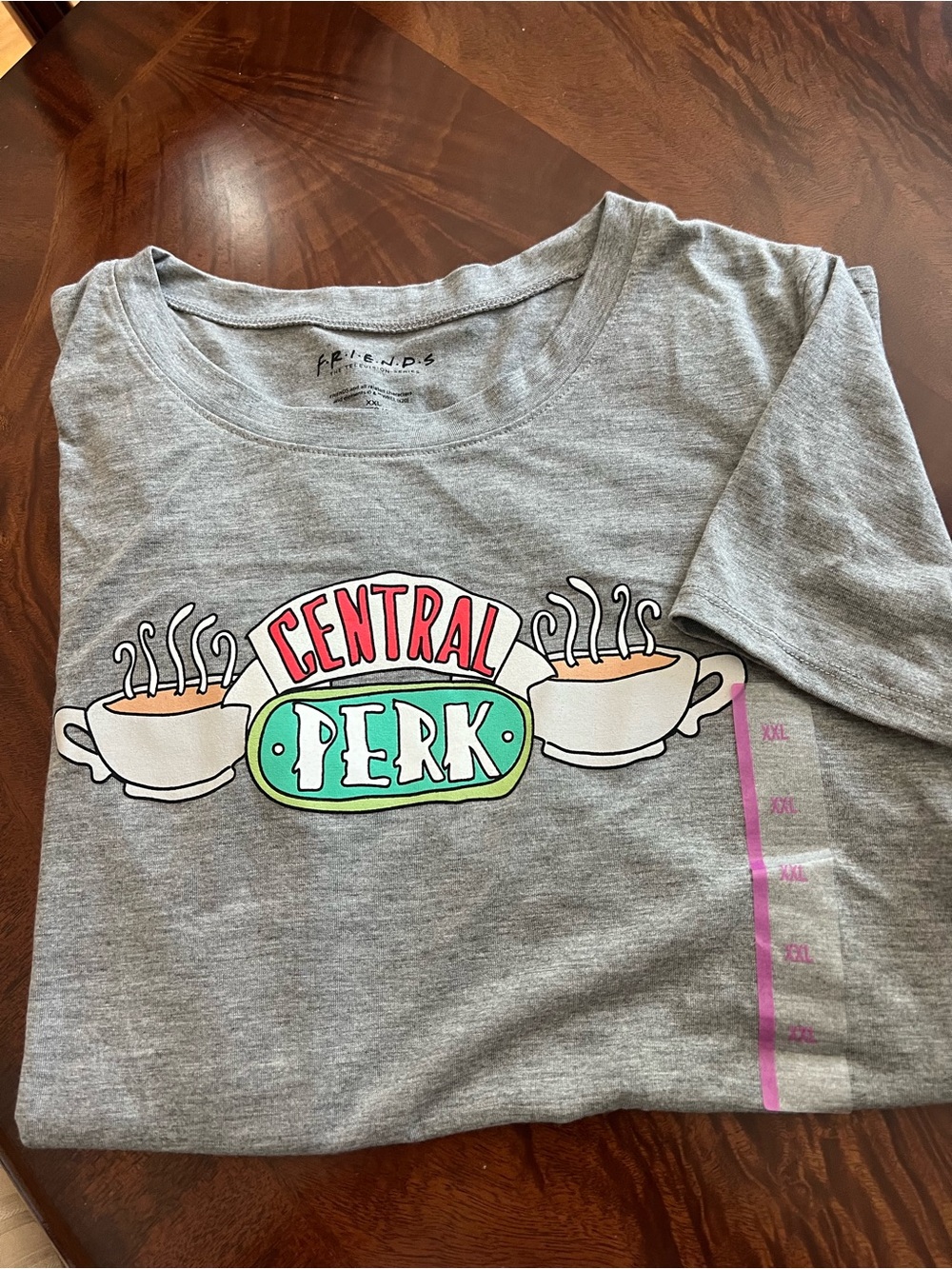Friends Central Perk Gray Tee New XXL
